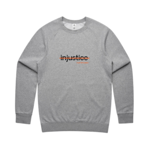 Grey Injustice Jumper
