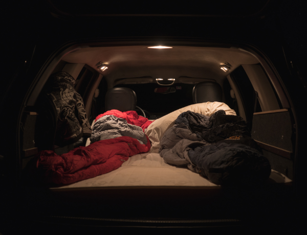 Back of the van